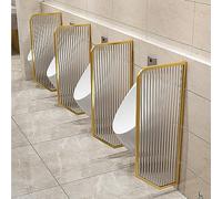 Generico Pannello divisorio per orinatoio in Oro - Divisorio per WC per Uomini per bagni pubblici, bagni, Hotel - Protezione Extra e Privacy - 1 Pezzo