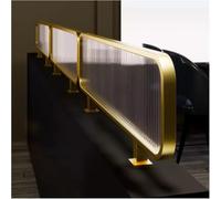 Generico Pannello divisorio per scrivania con Elegante Design a Righe - 50x90 cm, Ideale per Zone Pranzo e Come divisorio Basso per Ambienti, Perfetto per casa e Ufficio.
