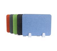 Generico Pannello divisorio per scrivania, divisorio Acustico Portatile, Schermo per la Privacy con Clip per Ufficio e casa, divisorio in Poliestere fonoassorbente, Verde 60x40 cm - Ideale per biblio