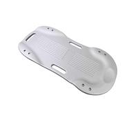 Generico Pannello for Garage/Negozio in Plastica da 34", Pannello for Meccanico A Basso Profilo con 4 Rotelle Girevoli E Maniglia, capacità di 55 kg, for Riparazioni Automobilistiche(Gray)