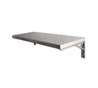 Generico Pannello Pieghevole In Acciaio Inossidabile, Ripiani for Supporto A Parete, Tavolo A Ribalta, Forte Capacità Di Carico, for La Casa(60x40cm)