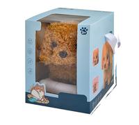 Generico Pannima Robot Puppy, Robot Puppy That Acts Like A Real Puppy, Lifelike Robot Puppies That Acts Like A Real Puppy, Cute Soft Dog That Walking, Barking, Tail Wagging (Brown-B)