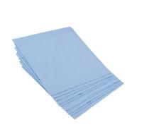 Generico Panno Pulizia Microfibra 80 Pezzi Blu per Lenti e Schermi, Dimensione Portatile per Occhiali, Gioielli e Fotocamere