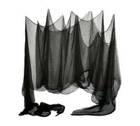 Generico Panno Raccapricciante di Halloween - Garza Stretchosa Spettrale 76x400 Cm, Maglia di Cotone Leggera, Tessuto Decorativo Resistente, Grande Proprizzo Horror | Eccellente Impicco