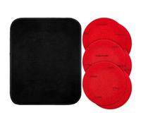 Generico Panno Smeriglio per Bocce Bowling - Kit di Pulizia con Carte Abrasive per Palline da Bowling - Attrezzi Manutenzione con Presa Salda per Cura e Condizionamento