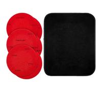 Generico Panno Smeriglio per Bocce Bowling - Set Completo di 6 Pezzi con Asciugamano per Bowling | Attrezzi Pulizia Profonda per Rinnovo Condizionamento Giocatori Dilettanti Uomini Donne