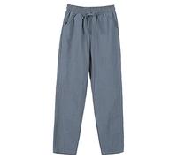 Generico Pantalon décontracté en Coton et Lin pour Femme