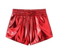 Generico Pantaloncini Cargo per Bambino Estivi Comodi Pantaloni Corti in Tinta Unita con Coulisse Tasche Estate Baggy Lunghezza al Ginocchio Corsa, Tempo Libero