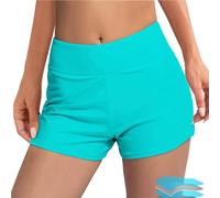 Generico Pantaloncini da Bagno Donna,Boxer Pantaloncino Costume Donna,Costumi Assorbenti per Ciclo Mare,Mutande Bikini Vita Alta Slip,Mutande Mestruali,Costumi Curvy,Lovable Costumi da Bagno