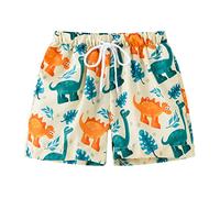 Generico Pantaloncini da Bagno per Ragazzi,Costume Piscina Bambino Elastici con Cintura Elastica Estivi Baggy Pantaloni Corti Cartoni Animati Facile Asciugare Altezza Ragazzo Bambini 2-11 Anni