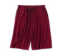 Generico Pantaloncini da Uomo Estivi,Pantaloncini Sportivi in Vita Elastica con Elasticizzata Pantaloni Larghi Shorts Semplici E Comodi per Il Tempo Libero all'aperto