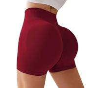 Generico Pantaloncini Donna Sportivi Offerta Pantalone Corto Sportivi Curvy Estivi Pantaloncini Fitness Push Up Elastici Pantaloni Corti Yoga Leggeri Shorts Palestra Pantaloncino Running Corsa