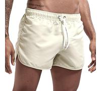 Generico Pantaloncini Mare Uomo Asciugatura Veloce Calzoncini da Beach Costume da Bagno Uomo Boxer Mare Fodera Rete con Taschino e Coulisse Costume Uomo Mare Offerta Costumi Uomo Slip