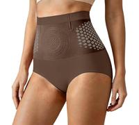 Generico Pantaloncini Modellanti Donna, Termogenici Brucia Grassi 4-in-1 Slip Contenitivo Senza Cuciture Vita Alta, Modellante e Traspirante Mutande Contenitive Pancia Piatta
