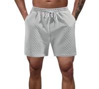 Generico Pantaloncini Uomo A Coste Pantaloni Corti Sportivi Uomo con Tasche Vacanza Bermuda Estivi con Vita Elasticizzata E Coulisse Interni Shorts Casual per Esercizio E Tempo Libero