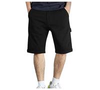 Generico Pantaloncini Uomo Estivi, Uomo High Street Harbour Wind Trend Large Size Loose Outside per Indossare Pantaloni Casual A Cinque Punte