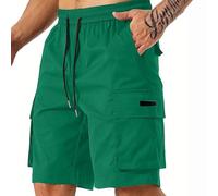 Generico Pantaloncini Uomo,Pantalone Corto Uomo,Cargo Multitasche con Cintura alla Casual da Protettivi Ciclismo (GN2, XXL)