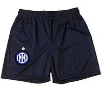 Generico Pantaloncino Inter Colore Nero, Corti con Nuovo Logo per Adulti (M)
