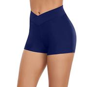 Generico Pantaloncino Mare Donna Curvy Senza Cuciture Shorts Costumi Bagno Vita Alta Brasiliana Lavabile Boxer Nero Estivi Bikini Costume Piscina Sportivi Comodi Pantaloni Corti Nuoto Spiaggia Surf