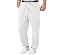 Generico Pantalone Bianco Casual Indispensabile Indumento Scuola E Svago Quotidiano Bambini 7 Anni E Adolescenti Italiane Famiglie Pantalone Tuta Bambini Unisex Media Grande età Gamba Larga