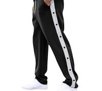 Generico Pantalone Trekking Uomo Sconti 90 per Cento Impermeabile Streetwear Tuta da Lavoro Pantalaccio Vita Harem Running Tattico per Garzato Pantaloni Sci Uomo A-Nero XXL