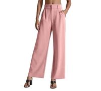 Generico Pantaloni Cargo Donna, Pantalone Donna Elegante,Eleganti a Gamba Larga per Casual e Lavoro con Taglio e Tessuto Fluido Pantalonis Trousers Joggers Trekking