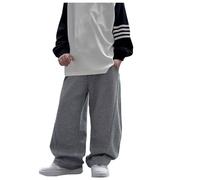 Generico Pantaloni Cargo Estivi da Bambini,Abbigliamento Teenager Ragazzi Baggy Leggeri Pantalone in Denim per Adolescenti Y2K Streetwear a Gamba Larga Morbidi Danza Casual 3-15 Anni