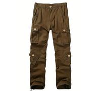 Generico Pantaloni Cargo-Salopette da Uomo Wild Salopette da Tasca stereoscopica da Uomo a 8 Tasche, da Indossare all'aperto