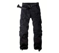 Generico Pantaloni Cargo-Salopette da Uomo Wild Salopette da Tasca stereoscopica da Uomo a 8 Tasche, da Indossare all'aperto