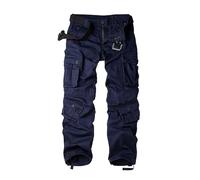 Generico Pantaloni Cargo-Salopette da Uomo Wild Salopette da Tasca stereoscopica da Uomo a 8 Tasche, da Indossare all'aperto