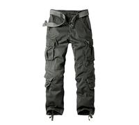 Generico Pantaloni Cargo-Salopette da Uomo Wild Salopette da Tasca stereoscopica da Uomo a 8 Tasche, da Indossare all'aperto