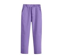 Generico Pantaloni Casual da Ragazzo per la Scuola Comodi Pantaloni con Elastico in Vita e Parte Anteriore Piatta Classici Outfit per Il Ritorno alla Stagione (Purple 3-4 Years)