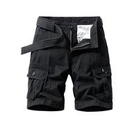 Generico Pantaloni Corsa Uomo, Taglie Elasticizzati Laterali Leggeri Cotone Allenamento Eleganti Palestra Militare Pantaloncini Sportivi, Abbigliamento Estivo Forti Men Tasche Bermuda Uomo,XXL