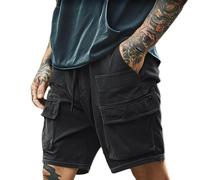 Generico Pantaloni Corti Uomo, Pantaloncini Casual da Uomo per Il Massimo Comfort E Stile Perfetti per l'Abbigliamento Estivo Le attività All'Aperto E La Moda per Il Tempo Libero