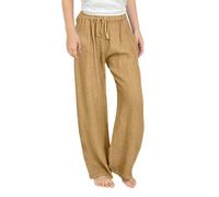 Generico Pantaloni da Jogging per Bambine,Pantaloni Bambina in Lino Street Dance Preppy Scuola Atletica Jeans Outdoor Eleganti di Larghi Girls' Autumn Winter Style Long Pants