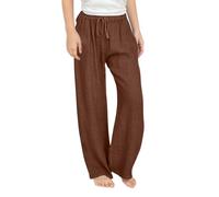 Generico Pantaloni da Jogging per Bambine,Pantaloni Bambina in Lino Street Dance Preppy Scuola Atletica Jeans Outdoor Eleganti di Larghi Girls' Autumn Winter Style Long Pants