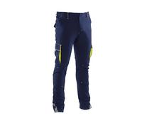 Generico Pantaloni da Lavoro in Tessuto bielastico 4 Way Stretch con Elastico ai Fianchi