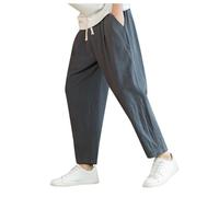 Generico Pantaloni da Lavoro Uomo Ad Alta visibilità Pantaloni Uomo Moto Estivi Pantaloncini di Raso Uomo Pantaloni Tuta Uomo Boxeur Pantaloni Uomo Slim Pantaloni da Lavoro Uomo Bianco Imbianchino