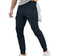 Generico Pantaloni da Lavoro Uomo,Pantaloni Cargo Militare Leggeri e Traspiranti Hip Hop Gamba Larga Combat Trekking Multitasche Campeggio per attività all'aperto