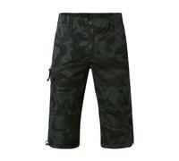 Generico Pantaloni da Lavoro Uomo,Pantaloni Estivi da Uomo di Grandi Dimensioni Larghi da Sette Minuti Pantaloni da Lavoro Pantaloncini Sportivi