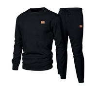 Generico Pantaloni Jogger Uomo,Tutta da Uomo,Composto da 2 Pezzi Set per Sport Invernali Tracksuit Sportiva Autunno e Inverno_1