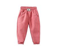 Generico Pantaloni Jogging per Bambino Casual attività all'Aria Aperta Lunghi Hip Hop Taglio Dritto e Regolare Jeans Outdoor Pantalone Joggers Adolescenti dai 9 ai 16 Anni