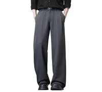 Generico Pantaloni Lavoro Uomo Invernali,Pantaloni Casual vestibilità Comoda Gamba Dritta Comodi da Indossare Tutti I Giorni Tessuto Morbido E Traspirante Design A Gamba Larga per Gentiluomini