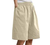 Generico Pantaloni Lino Donna Pantaloni Casual da Donna Gamba Dritta Comodi da Indossare Tutti I Giorni Tessuto Stampa D' Canadese Primavera Estate Autunno