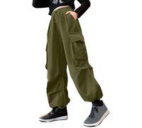Generico Pantaloni Lunghi Casual per Ragazze da Bambina a Gamba Larga Sports Elastic Children's Pants Il Tempo Libero Comodi Leggings Elastico in Vita Bambini Medio-Grandi e Grandi
