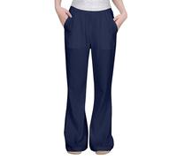 Generico Pantaloni Lunghi Casual per Ragazze,Pantaloni attività all'Aria Aperta della Tuta Ragazze Il Tempo Libero Leggeri con vestibilità Larga Pantalone Joggers la Spiaggia Viaggi Vacanze Abiti
