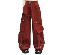 Generico Pantaloni Lunghi da Bambine e Ragazze Casual per attività all'Aria Aperta Street Dance Il Tempo Libero Pantalone Tuta A Gamba Dritta Elastico in Vita la Spiaggia Viaggi Vacanze Abiti