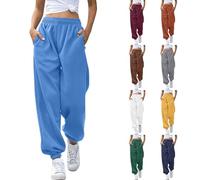 Generico Pantaloni Sportivi Donna Cotone, Pantalonis della Tuta Donnas,per Yoga e Fitness, Donna Moderni e Comodi a Vita Alta Pantaloni Donna Vita Alta Invernali Un Pantalone, Tanti abbinamenti
