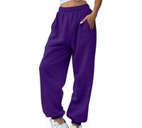 Generico Pantaloni Sportivi Donna Cotone, Pantalonis della Tuta Donnas,per Yoga e Fitness, Donna Moderni e Comodi a Vita Alta Pantaloni Pinocchietto Donna Un Pantalone, Tanti abbinamenti