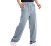 Genérico Pantaloni Tuta Uomo Tessuto Leggero Pantaloni Sport Corsa Asciugatura Rapida Pants Fitness Palestra Gym Atletica Taglia Grande, 01 Grigio, 5XL